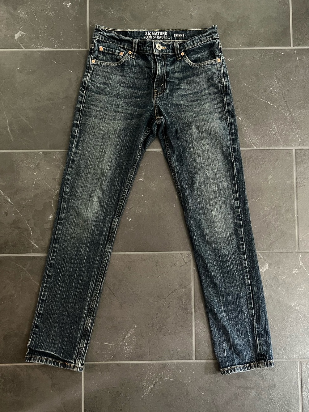 Levi's Skinny Jeans in Faded Blue Denim 30 x 32